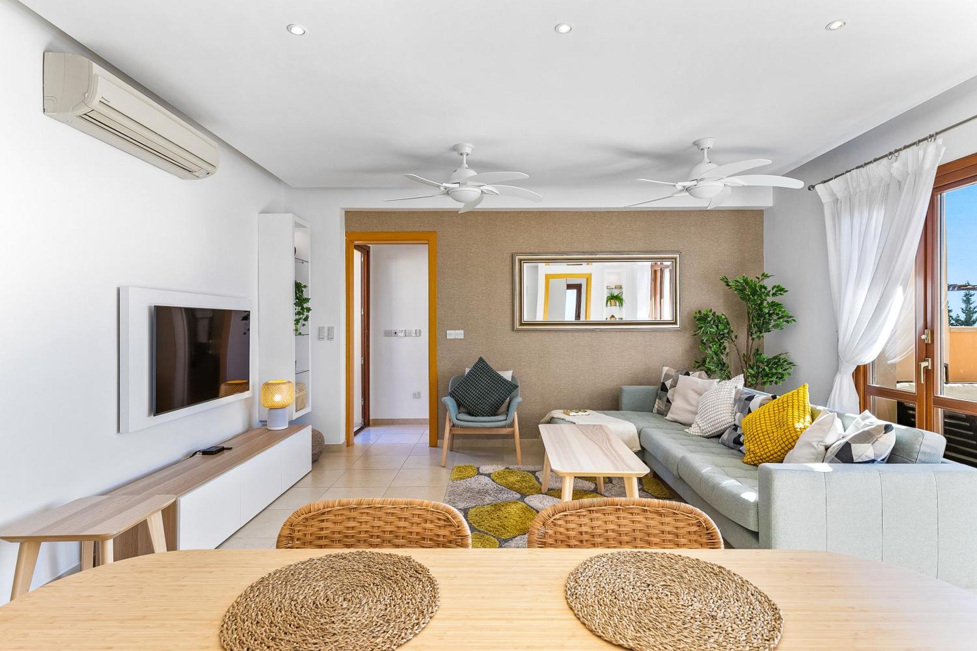 2 Bedroom Apartment Thalassa With Sea And Sunset Views, Aphrodite Hills Resort Kouklia Eksteriør bilde