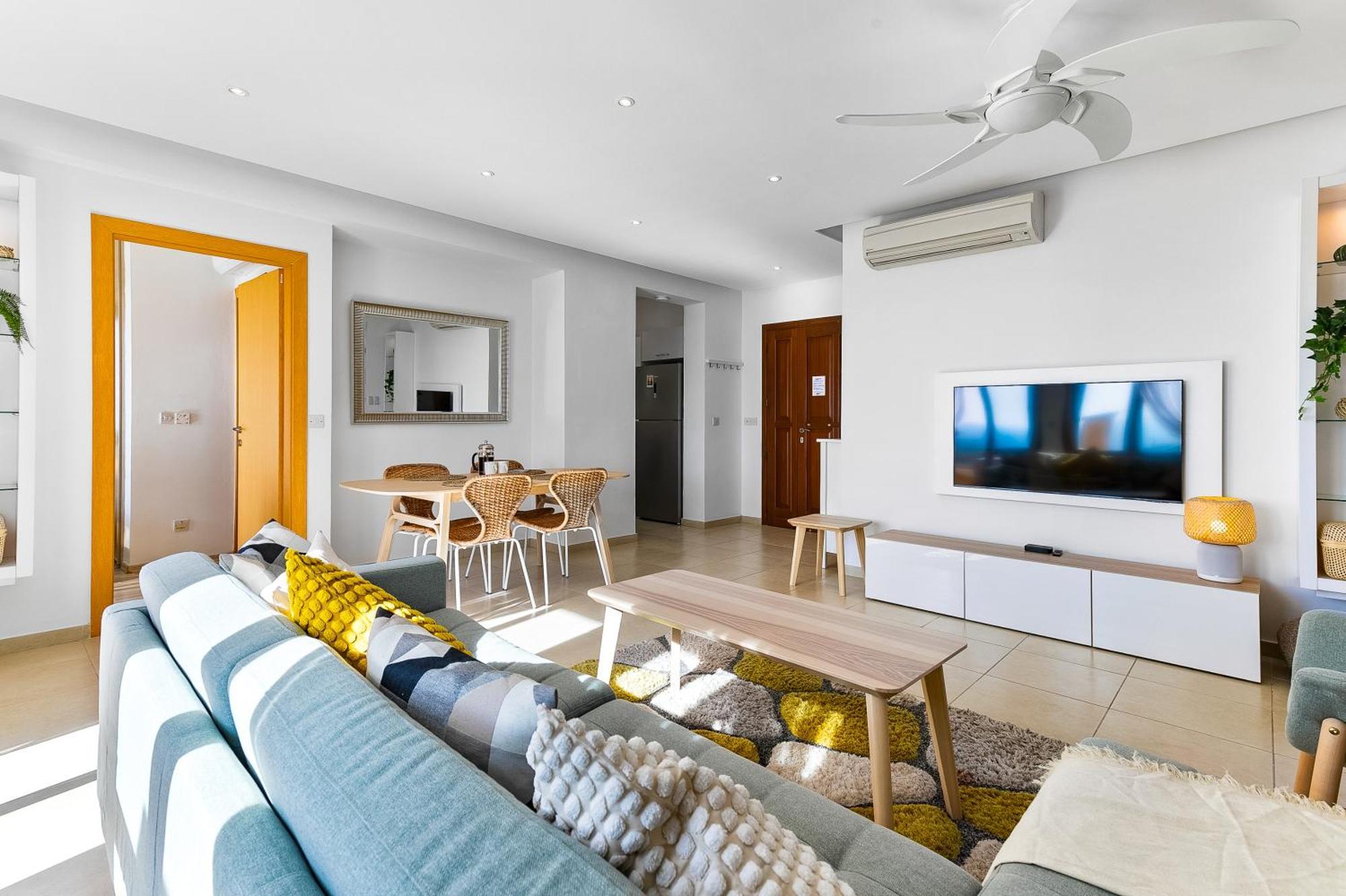 2 Bedroom Apartment Thalassa With Sea And Sunset Views, Aphrodite Hills Resort Kouklia Eksteriør bilde