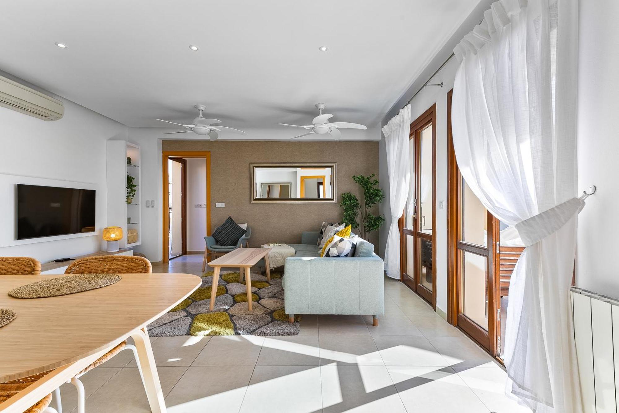2 Bedroom Apartment Thalassa With Sea And Sunset Views, Aphrodite Hills Resort Kouklia Eksteriør bilde