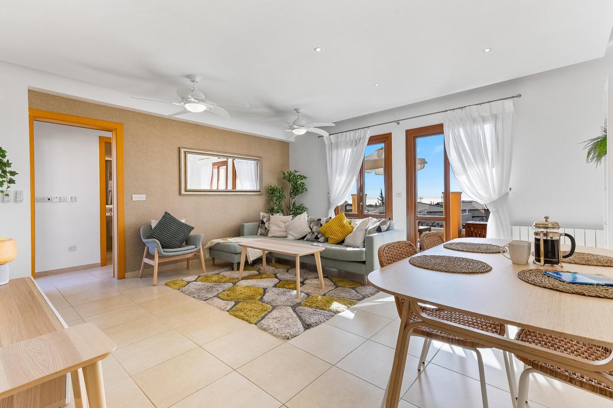 2 Bedroom Apartment Thalassa With Sea And Sunset Views, Aphrodite Hills Resort Kouklia Eksteriør bilde